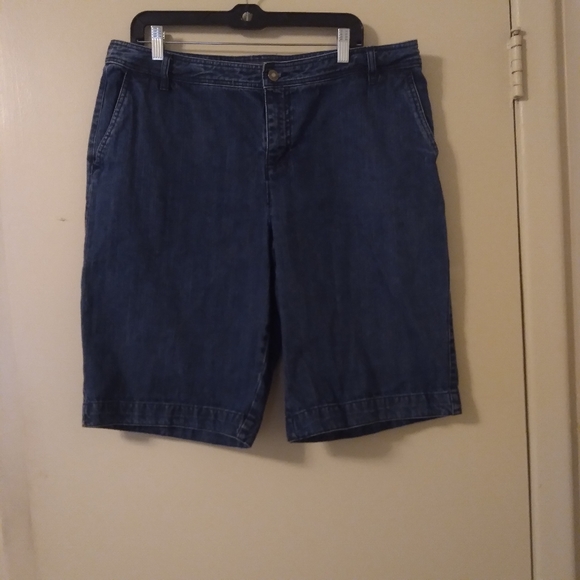 Vintage 90's Liz Claiborne Audra Plus Size Denim Bermuda Jean Shorts Siz… - Picture 8 of 13